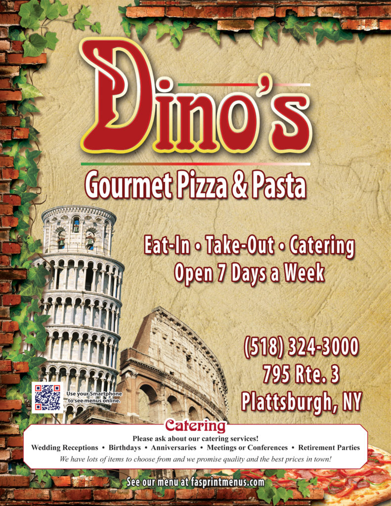 Dino’s 1 Fasprint Menus