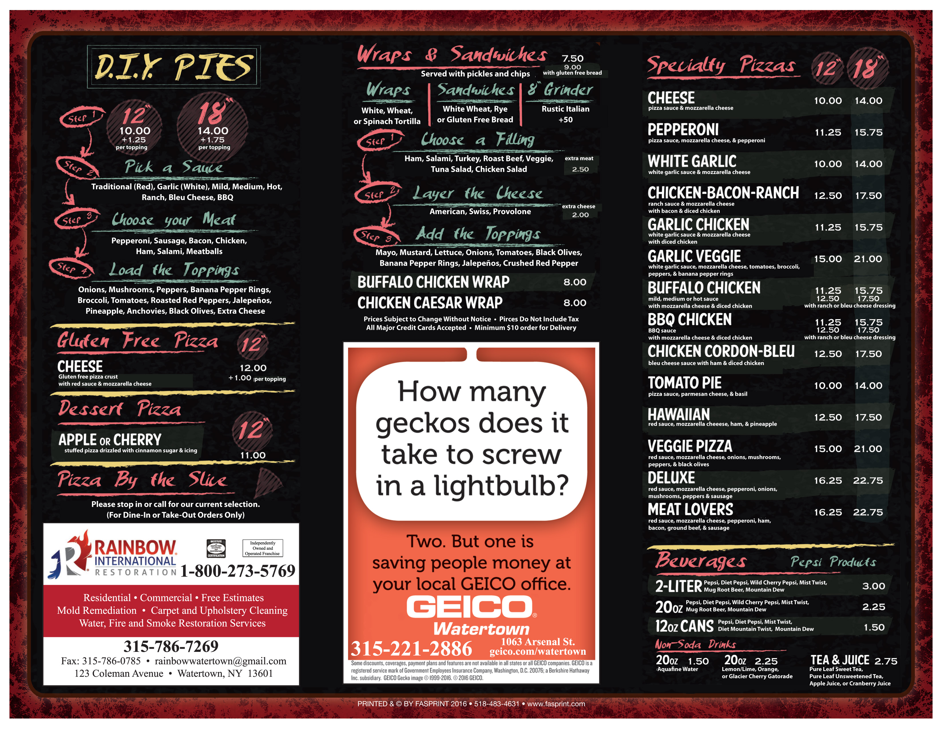 piezanos2 | Fasprint Menus