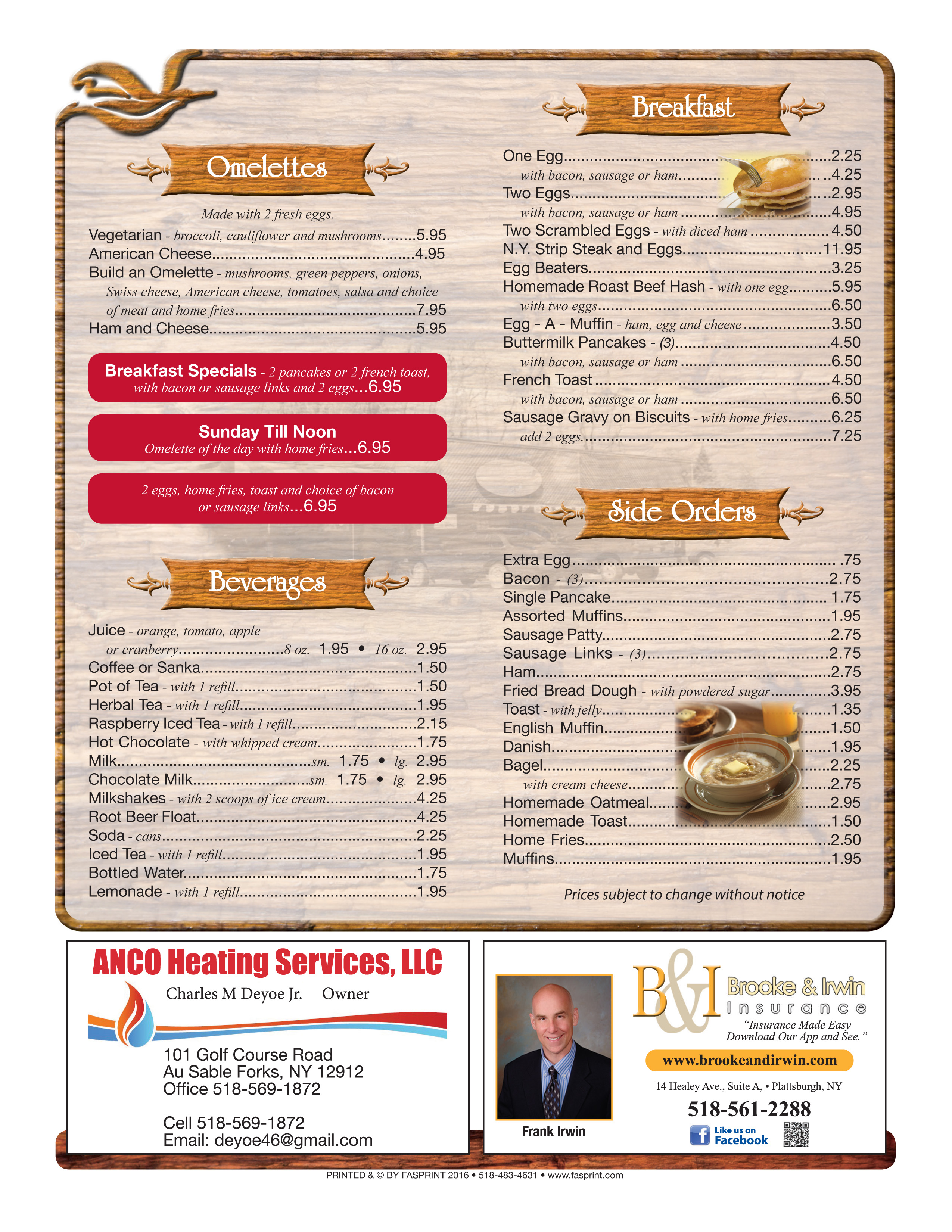 pleasantcorner2 | Fasprint Menus
