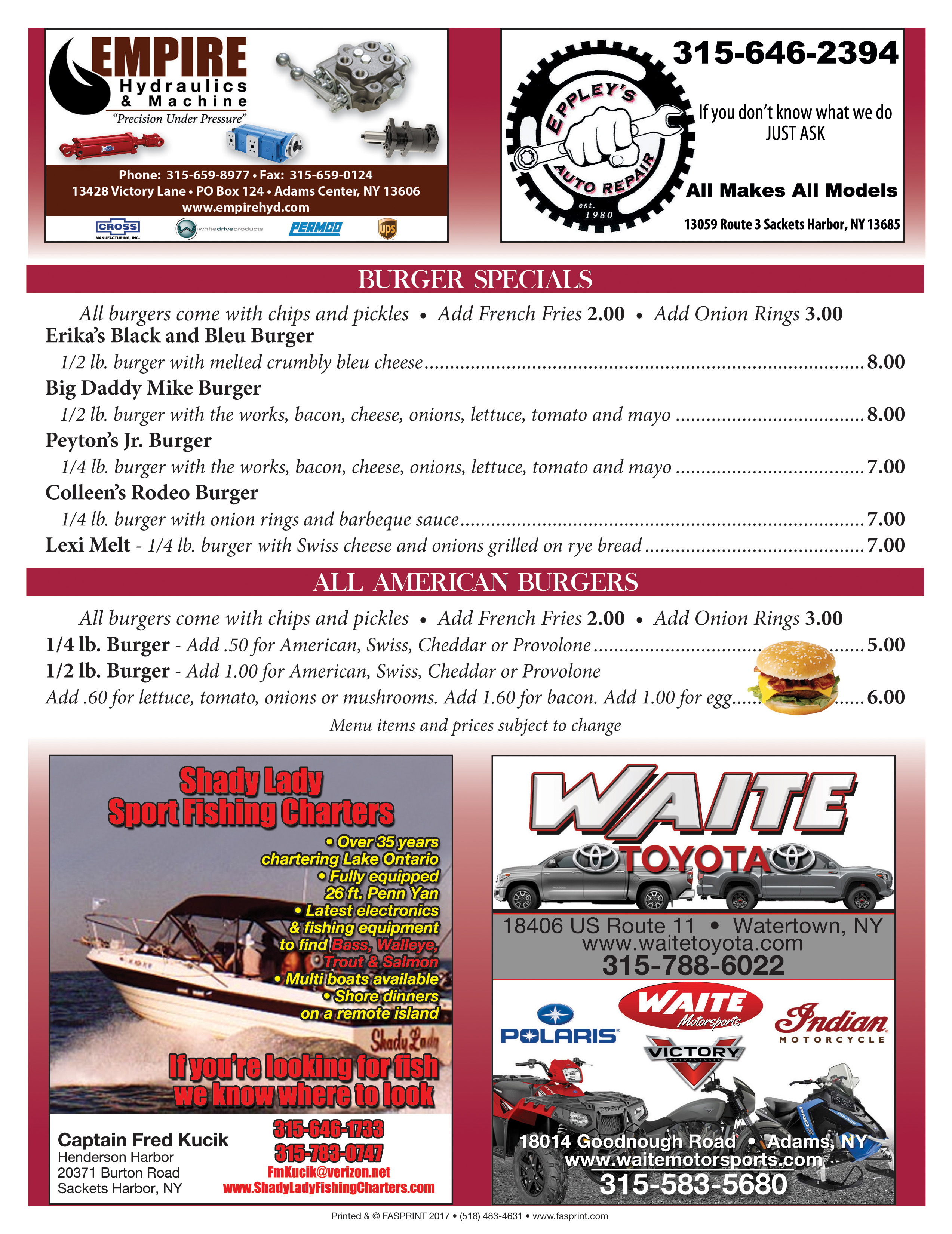 cherrytree04 Fasprint Menus