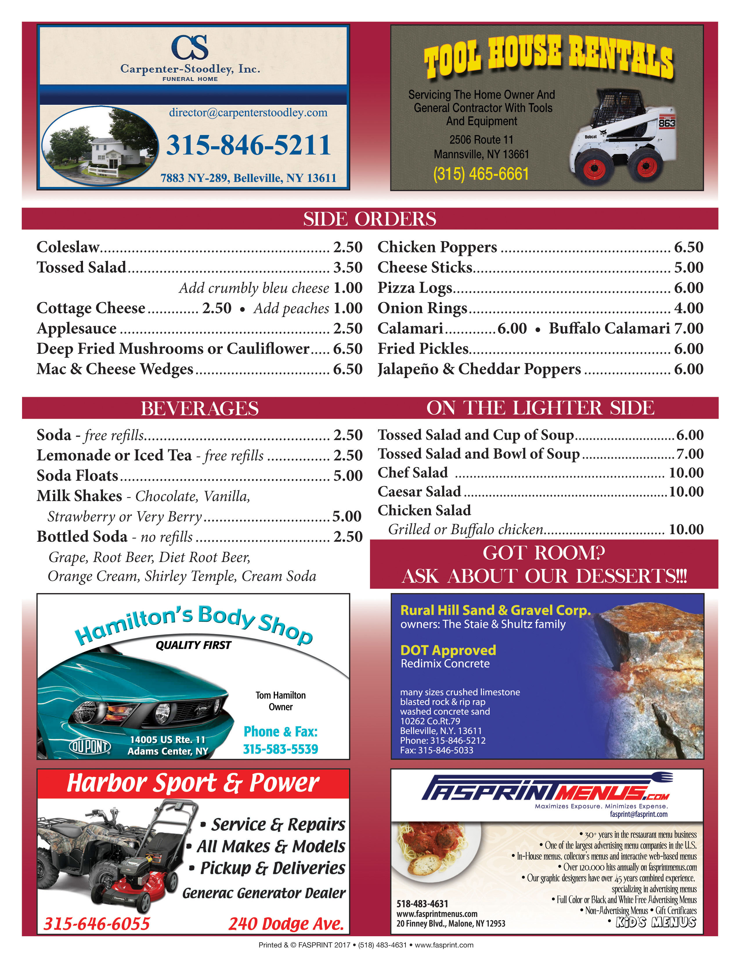 cherrytree06 Fasprint Menus