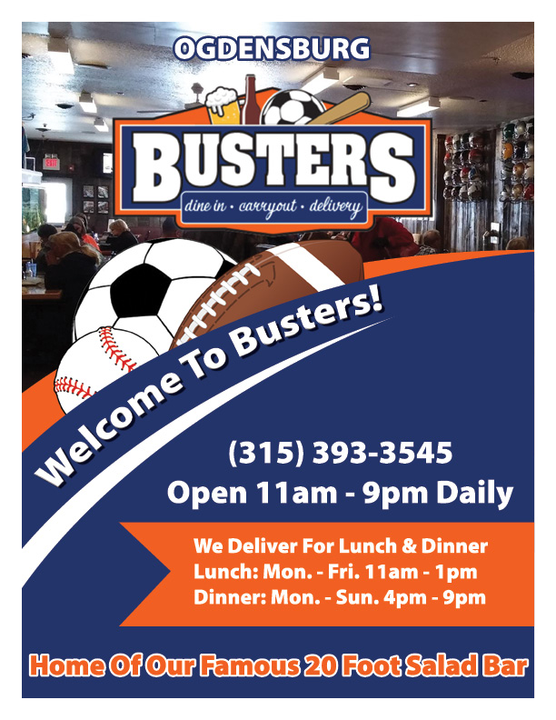Buster's Sports Bar and Restaurant – Family Dining in Ogdensburg, NY